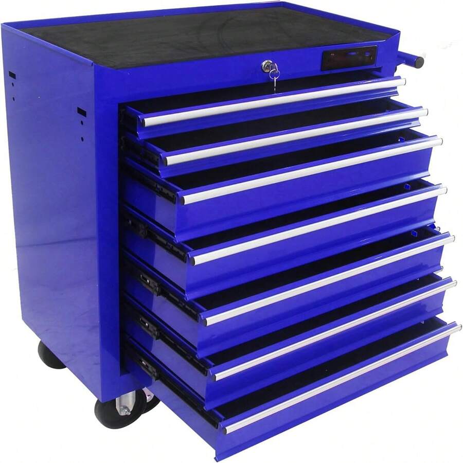 7 Drawer Rolling Tool Chest, Tool Box On Wheels, Tool With