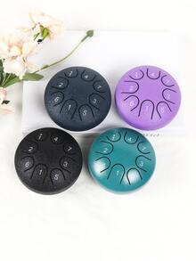 4.5 Inch 8 Notes Handpan Drum, Mini Steel Tongue Drum, Portable Hang Drum, Hand Drum, Beginner Simple Percussion Instrument, Ramadan Gift