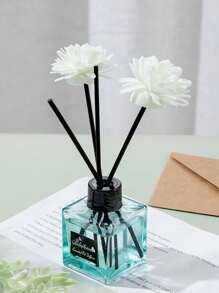 1瓶50ML方形玻璃瓶香氛精油適用於家庭香氣+香氛擴散器棒 - 桂花 - 查看 5