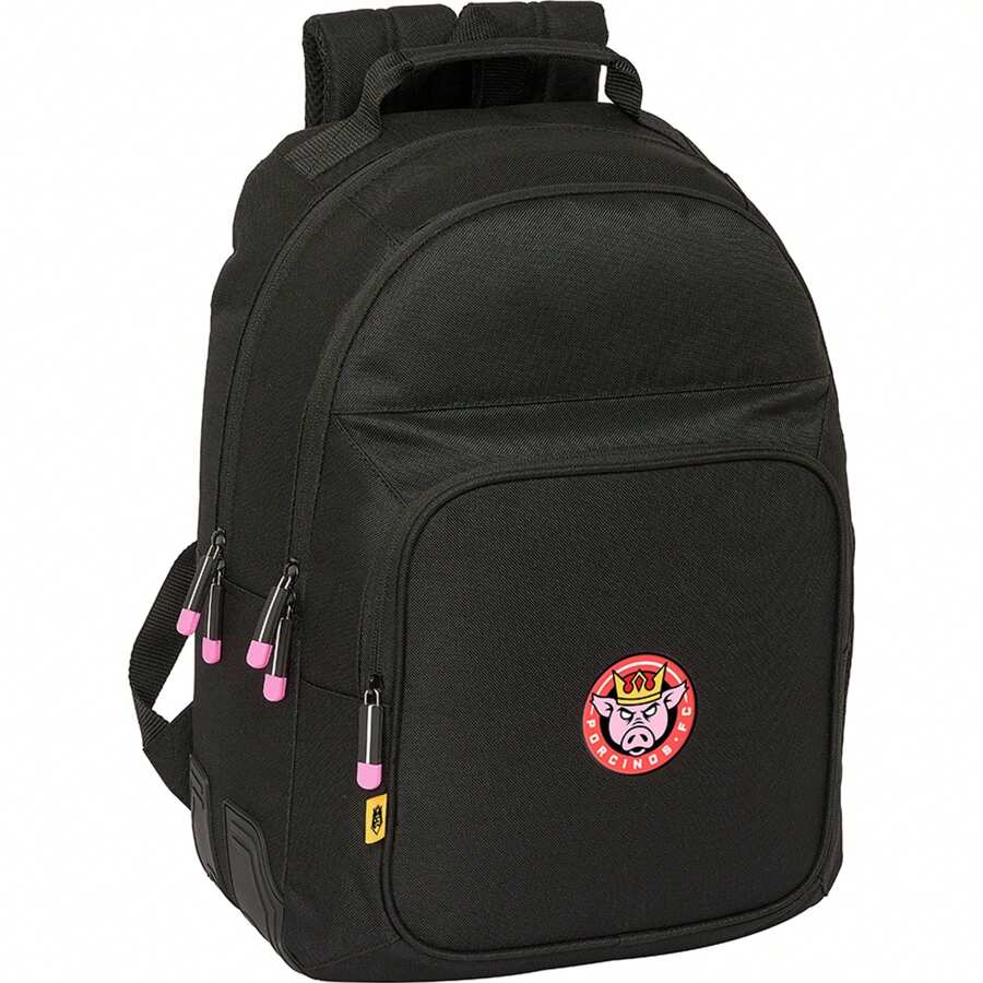 Kings League Adaptable Double Backpack For "Pigs" Car - Backpack - Sporty And Modern Design - Ample Storage Space - Adjustable And Comfortable Straps - Resistant And Durable Material - Multicolor - View 1