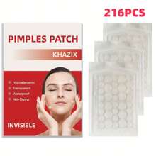 108 piezas/216 piezas de parches para el acné, parche maestro impermeable para el acné y los granos, cubren las imperfecciones de la piel y protegen el acné de la suciedad y los dedos