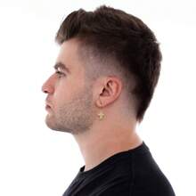 Men Earrings - 金色 - 查看 3