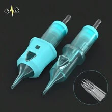 20 piezas/Caja Nuevas Agujas de Cartucho de Tatuaje Profesionales de Alta Calidad - Azul - Ver 10
