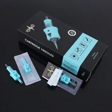 20 piezas/Caja Nuevas Agujas de Cartucho de Tatuaje Profesionales de Alta Calidad - Azul - Ver 7