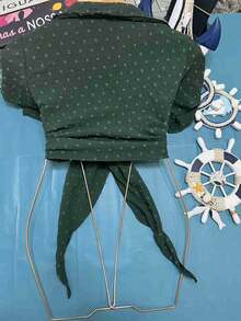 Women Tops - xanh quân đội - Xem 3