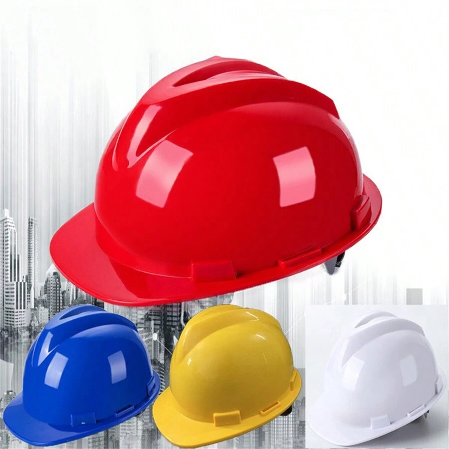 1pc Construction Helmet, Thickened Anti-Impact Hard Hat For Building Site Workers - Yellow - View 1