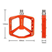 ZTTO Colorful Nylon Bicycle Pedal DU Bushing Bearings XC AM BMX MTB Anti-Slip Big Foot Flat Plastic Mountain Road Bike Pedals - Multicolor - View 3