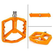 ZTTO Colorful Nylon Bicycle Pedal DU Bushing Bearings XC AM BMX MTB Anti-Slip Big Foot Flat Plastic Mountain Road Bike Pedals - Multicolor - View 4