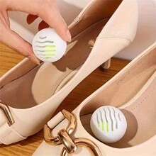 6 pièces Boules désodorisantes pour chaussures de sport, chaussures , armoires à chaussures, chaussettes, boules désodorisantes pour éliminer les odeurs des pieds et chaussures, rafraîchissant aromatique de longue durée - Noir - Voir 10