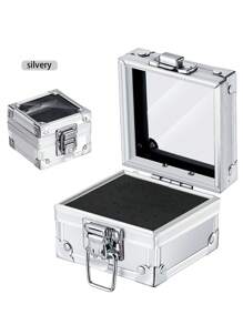 25孔美甲钻头收纳盒空金属盒美甲钻展示架美甲配件用品 - 彩色 - 查看 9