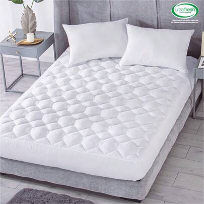 CUBIERTA DE COLCHÓN MATRIMONIAL, FUNDA DE COLCHÓN AJUSTABLE, CUBRE COLCHÓN, PROTECTOR DE COLCHÓN ULTRA-FRESH CONCORD