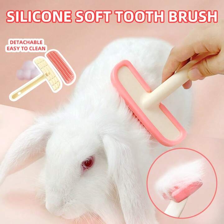 D-094天然 高品質 羊角 うさぎ 手彫り 頭皮マッサージ櫛くし 健康を守る