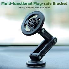 360 ° drehbarer magnetischer Autotelefonhalter Autonavigation Magsafe Telefonständerhalterung Faltbarer Telefonhalter