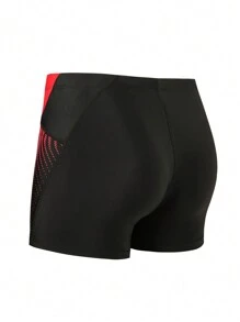 Men's Square Cut Swim Trunks For Beach Volleyball And Swimming - Multicolor - View 3