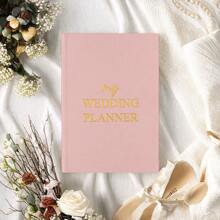 1pc Hardcover Notebook -The Wedding Planner Checklist: A Portable Guide To Organizing Your Dream Wedding,Plan The Ideal Wedding,Back To School,Thanksgiving Gifts