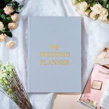 1pc Hardcover Notebook -The Wedding Planner Checklist: A Portable Guide To Organizing Your Dream Wedding,Plan The Ideal Wedding,Back To School,Thanksgiving Gifts