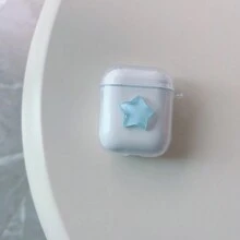 Blue Star Protective Case For AirPods 2/3/Pro/Pro2/Pro3, 4 - Clear - View 4