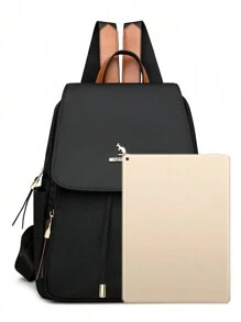 Mochilas retro de mujer estilo Oxford, bolsos de diseñador de alta calidad, mochila rústica de gran capacidad para dama, bolsas de libros 2024