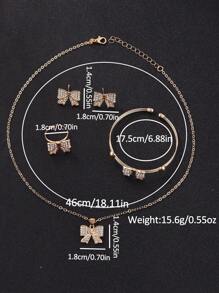 Set regalo di 6 orologi digitali elettronici LED per ragazze, include forma a cuore, quadrata, fiocco e gioielli, misura bambini