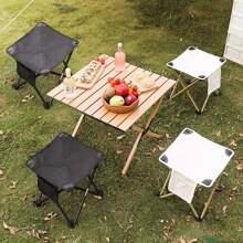 1入組戶外折疊凳，可攜式小馬扎超輕量級凳子露營椅折疊椅釣椅公路旅行繪畫和素描攜帶式停車椅