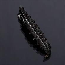 1 pieza Clip de corbata personalizado divertido y genial con diseño de pistola en color negro para hombres - Negro de pistola - Ver 30