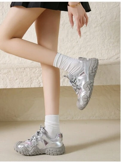 2024 Women's Best-Selling Chunky Sneakers, Summer Outdoor Hiking Shoes, Breathable And Comfortable, Perfect For Sports And Hiking