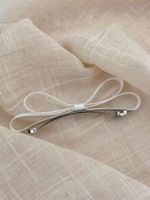 1pc Women's New Summer Fashion Simple Bow Hair Clip, Alligator Clip, Back Head Clip, Hair Accessory, Headwear Claw Clips Hair Claws Hair Barrettes, School Stuff, Elegant, College, Winter Outfit For Women, Bows, Cute, Hair Accessories - Multicolor - View 5