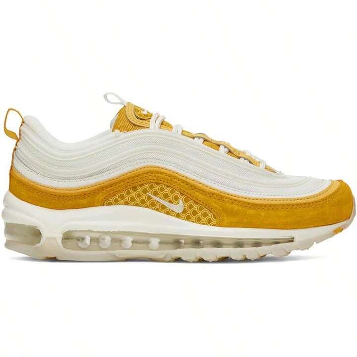 Nike Baskets premium Air Max 97 blanc et jaune Mode en ligne SHEIN FRANCE