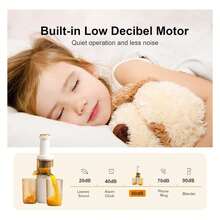 Compact Masticating Slow Juicer, Small Cold Press Juicer Machine, Space-Saving Juice Extractor Maker For Fruit And Vegetables, High Juice Yield, Nutrient And Dense, Easy To Clean, White - Multicolor - View 3