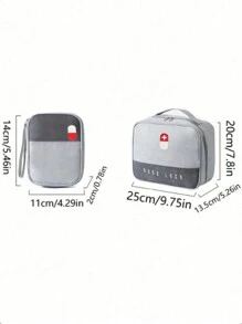 2 PCS Bolsa Médica Portátil de Viagem para Viagens de Negócios Bolsa de Medicamentos Grande e Pequena para Primeiros Socorros de Emergência ao Ar Livre Bolsa de Armazenamento de Medicamentos Domésticos (A Posição do Padrão do Logotipo é Colocada Aleatoriamente) Bolsa de Medicamentos Bolsa de Armazenamento de Medicamentos Organizador de Medicamentos Kit de Primeiros Socorros Bolsa de Primeiros Socorros Acessórios de Viagem Organizador de Viagem Itens Essenciais de Viagem Coisas de Viagem Bolsa de Viagem Férias Universitárias Cruzeiro Itens Essenciais de Férias de Verão para Acampamento ao Ar Livre Caminhada Caça