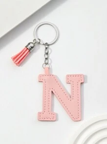 Móc khóa tua rua nhiều màu bằng da PU thủ công mới với 26 chữ cái tiếng Anh, móc khóa bằng da nhiều màu sắc làm quà tặng lễ hội sáng tạo, quà lưu niệm và quà tặng cho bạn bè, quà tặng sáng tạo cho bạn gái, quà tặng lễ hội, móc khóa cho điện thoại di động và chìa khóa xe hơi, phụ kiện túi xe học sinh dễ thương theo phong cách Goth Y2k - Nhiều màu - Xem 35