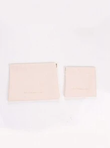 1入組旅行數據線收納包，小型旅行線線路整理器，旅行必備，旅行配件，移動式線路整理器，收納袋 - 白色 - 查看 7