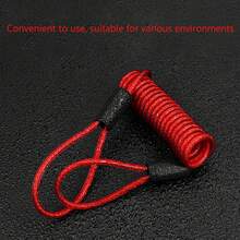 Motorcycle Alarm Disc Brake Lock Rope, Motorcycle Lock Anti-Theft Rope, European And American Style Reminder Rope, Motorcycle Bicycle Scooter, Portable Anti-Theft Lock Rope - Blue - View 4