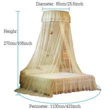 1pc Princess Mosquito Net With Glowing Butterfly, Dome Hanging Decoration Bed Canopy Tent Curtain - Full Of Romance House Love Valentine - Dome Hanging Decorative Bed Tent - View 3