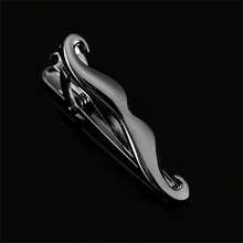 1 pieza Clip de corbata personalizado divertido y genial con diseño de pistola en color negro para hombres - Negro de pistola - Ver 24