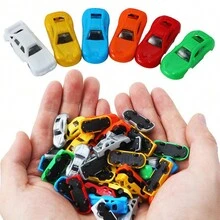 6入/12入組迷你汽車玩具，塑料車玩具，壓力釋放玩具，生日派對小禮物，禮物袋小玩意，皮納塔填充物，隨機顏色