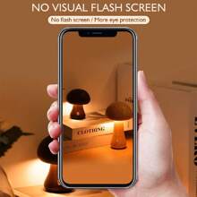 Lámpara de mesa USB con interruptor táctil de luz nocturna de setas de madera, de nogal y madera de haya cálida y atenuable, ideal para habitación o mesilla de noche