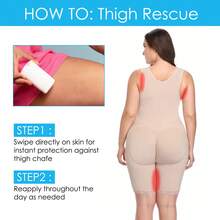 23克大腿防摩擦棒，保護大腿、腳踝、肘部，防水防汗，易於塗抹的護膚霜 - 白色 - 查看 9