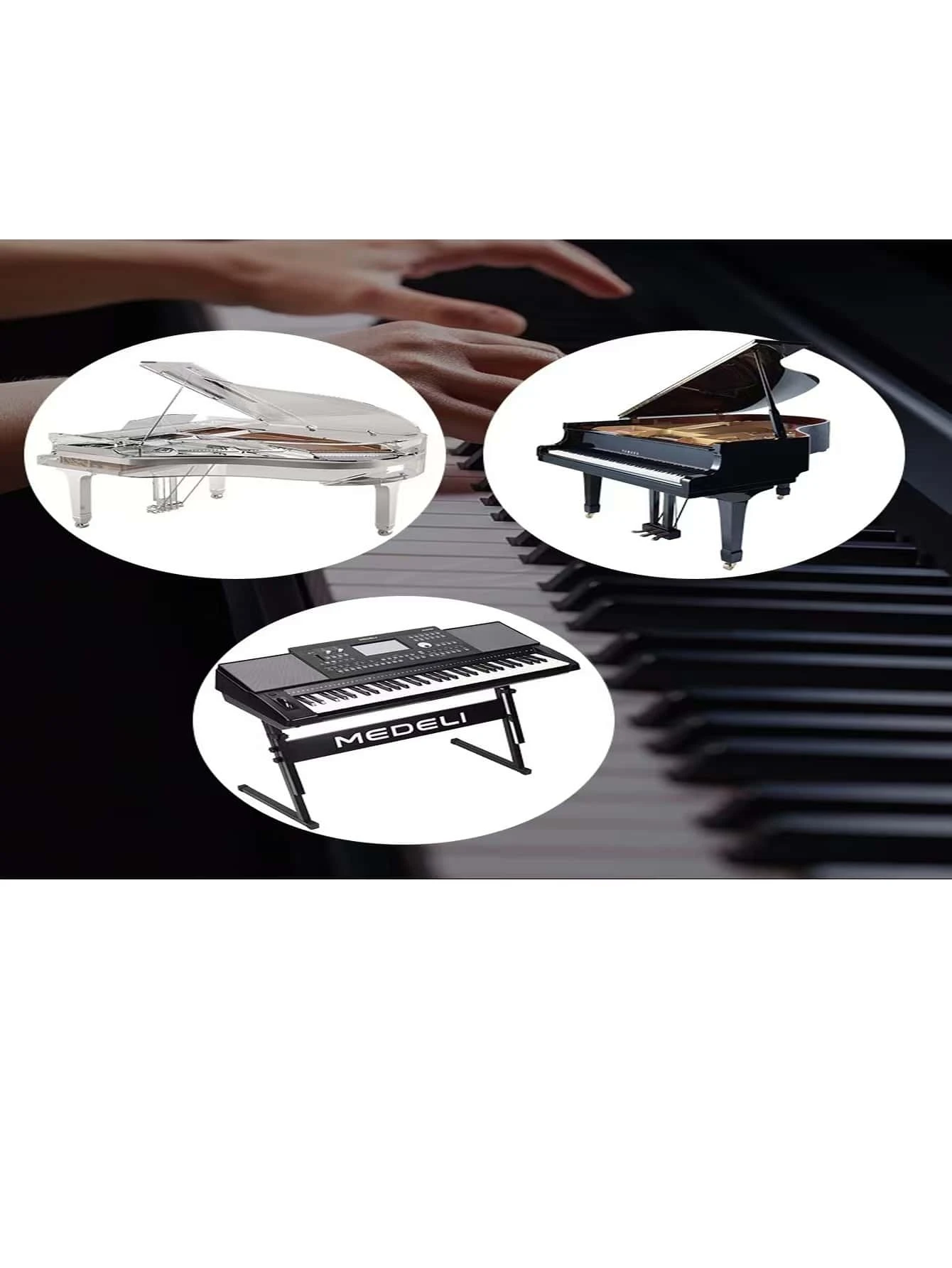 TFSWUFI Musiknoten-Kuchenaufsatz – Acryl-Deko Für Torten, Schwarz, 20,1 X 13,5 Cm – Perfekt Für Musik-Partys, Geburtstage & Hochzeiten TFSWUFI Musiknoten-Kuchenaufsatz – Acryl-Deko Für Torten, Schwarz, 20,1 X 13,5 Cm – Perfekt Für Musik-Partys, Geburtstage & Hochzeiten