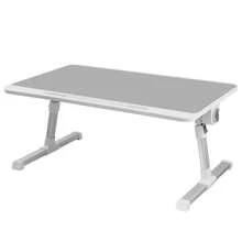 Bed Table Tray | Portable Laptop Bed Tray With Folding Legs | Multifunctional Laptop Bed Tray Table, Grey Eating Bed Trays With Storage Drawer For Reading And Writing - Light Grey - View 4