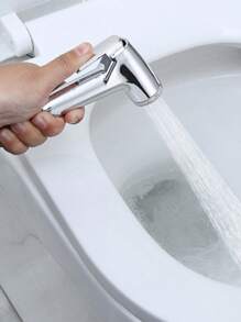 2KIT Ducha Higiênica Para Banheiro Completa Luxo Metal Inox núcleo da válvula de cobre 1,2m Chuveirinho Privada Promoção - Prata - Visão 5