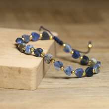 gxtbw 1 件精致女士天然碧玉串珠手链宝石疗愈水晶心形海洋沉积物手链适合情人节、妈妈、母亲、母亲节、礼物 - 手鍊 - 查看 8