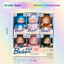 1 pieza/6 piezas/set, muñeca renacida simulación durmiendo de familia feliz, muñeca renacida de princesa disfrazada de pequeño animal, regalo de juguete, muñeca DIY, Bjd Doll - Multicolor - Ver 14