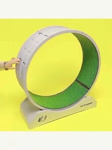 1pc Pet Treadmill, Silent Fitness Exercise Wheel Cat Climbing Frame Toy For Cats And Dogs - Multicolor - View 1