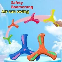 1/2入組EVA拋擲三葉飛行棒戶外互動玩具，柔軟飛行棒適合運動員、運動比賽、初學者、年輕的投球手、露營、後院野餐等。最佳禮物，柔軟泡棉設計可安全遊戲，玩具禮物，良好的籃子填充物(隨機顏色) - 彩色 - 查看 2