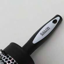 Tạo Kiểu Tóc Bàn Chải Tóc Nylon Lược Xi Lanh Tóc Xoăn Cán Lược Nhiệt Ống Nhôm Tròn Nòng Tóc Xoăn Dụng Cụ - Nhiều màu - Xem 5