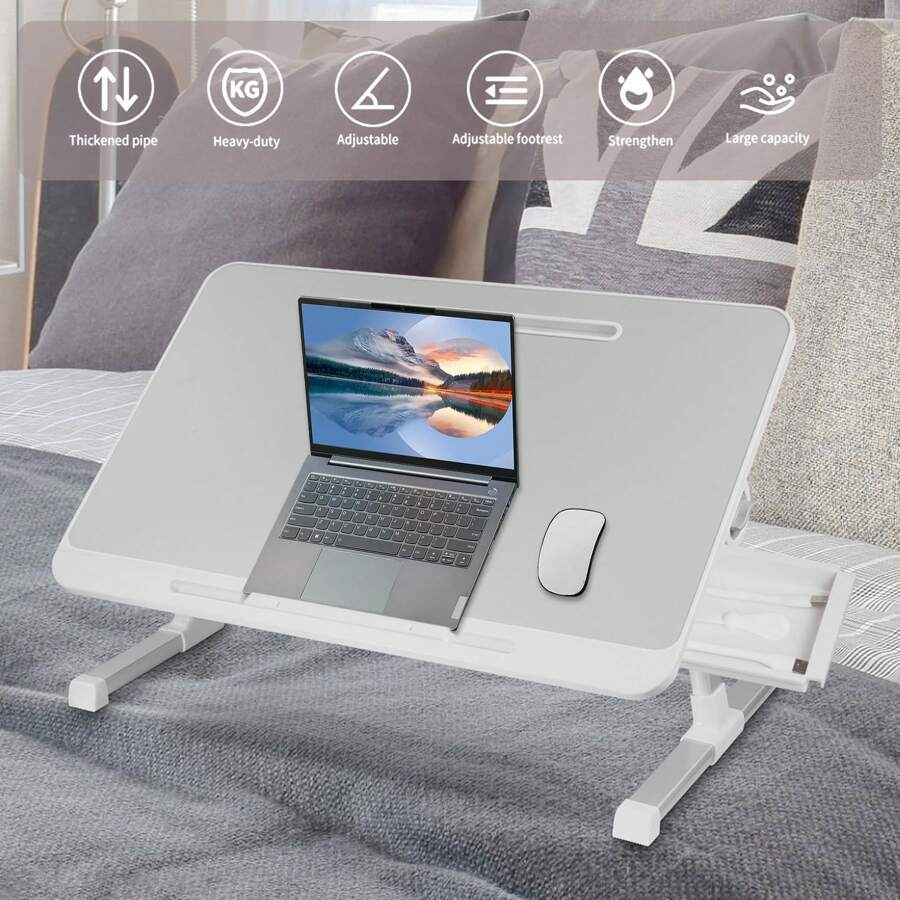 Laptop Bed Stand | Laptop Stand Bed Desk | Adjustable Laptop Tray ...