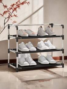 3層鞋架，衣櫃床房門衣櫃入口走廊鞋架收納組織器1入 - 彩色 - 查看 5