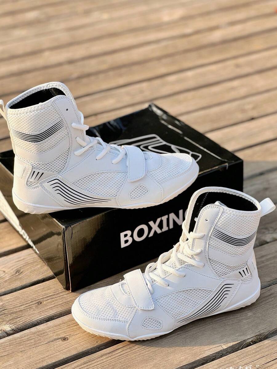 thumbnail image 2 of Kangrui Boxing Shoes Men's Wrestling Shoes Combat Boots Fighting Shoes 2 of 13