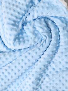 Personalized Baby Blanket, Made Of Rose Pink Nora Minky Fabric, Available In Minky Polka Dot Color. A Perfect Gift For Newborn Girls, A Baby Party Present, Or An Embroidered Baby Blanket. - Multicolor - View 8